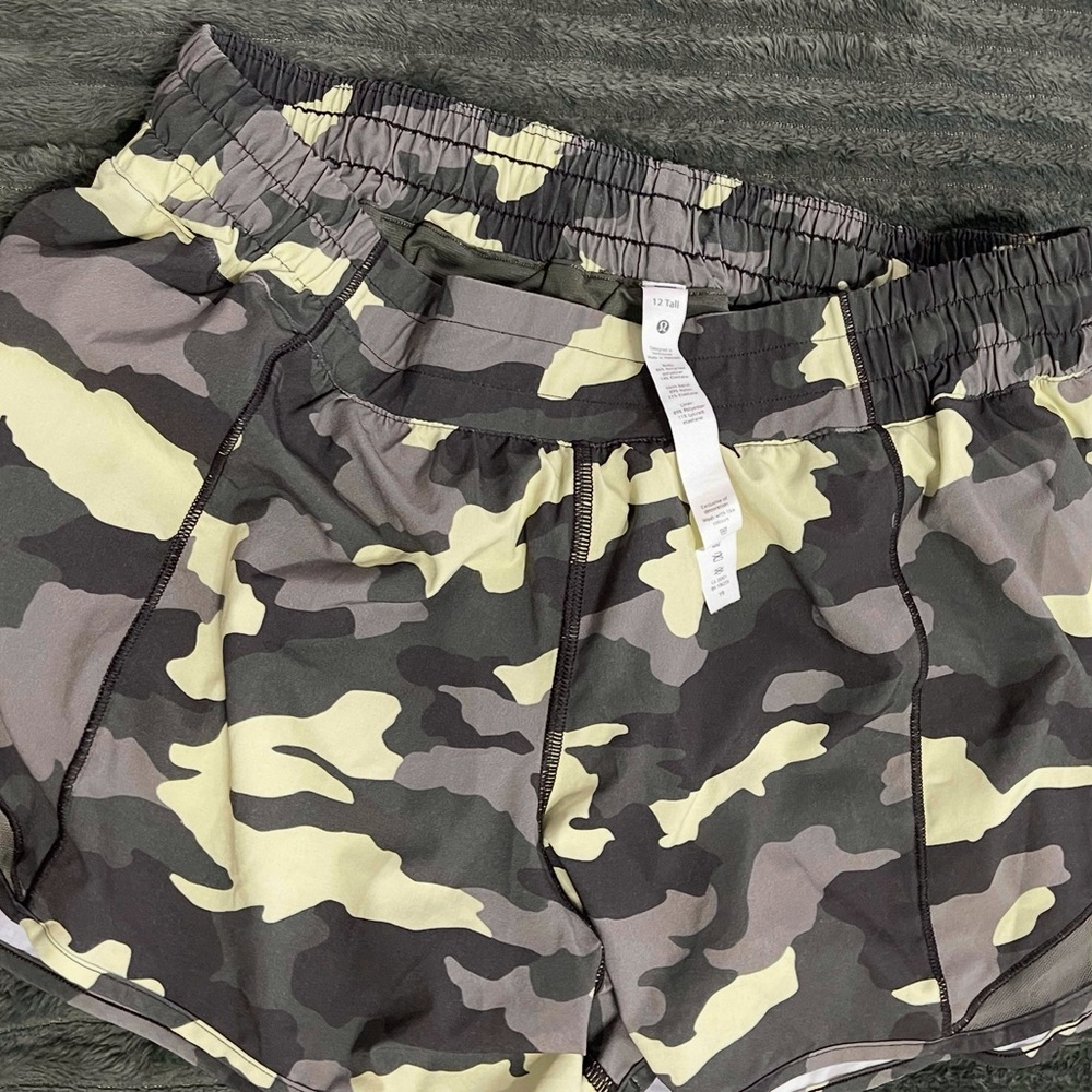 Lululemon Hotty Hot Camo Shorts